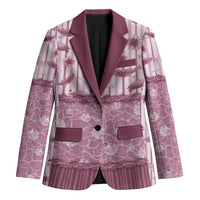 Hawaii Christmas In July Blazer Dusty Pink Mele Kalikimaka Sea Animals