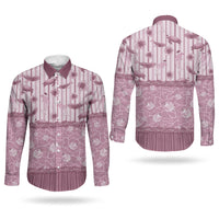 Hawaii Christmas In July Couples Matching Mermaid Dress and Long Sleeve Button Shirt Dusty Pink Mele Kalikimaka Sea Animals DT05 - Polynesian Pride