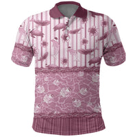 Hawaii Christmas In July Polo Shirt Dusty Pink Mele Kalikimaka Sea Animals DT05 Pink - Polynesian Pride