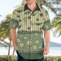 Hawaii Christmas In July Hawaiian Shirt Olive Green Mele Kalikimaka Sea Animals DT05 - Polynesian Pride