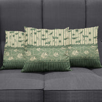 Hawaii Christmas In July Pillow Cover Olive Green Mele Kalikimaka Sea Animals DT05 - Polynesian Pride