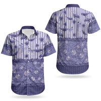 Hawaii Christmas In July Couples Matching Off Shoulder Maxi Dress and Hawaiian Shirt Amethyst Purple Mele Kalikimaka Sea Animals DT05 - Polynesian Pride
