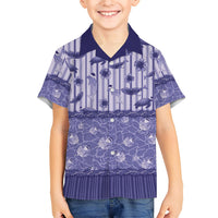 Hawaii Christmas In July Family Matching Puletasi and Hawaiian Shirt Amethyst Purple Mele Kalikimaka Sea Animals