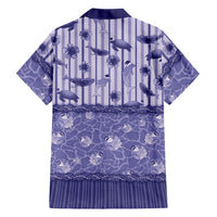 Hawaii Christmas In July Hawaiian Shirt Amethyst Purple Mele Kalikimaka Sea Animals