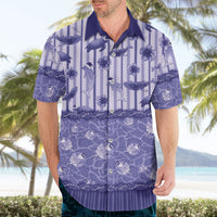 Hawaii Christmas In July Hawaiian Shirt Amethyst Purple Mele Kalikimaka Sea Animals