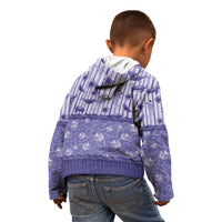Hawaii Christmas In July Kid Hoodie Amethyst Purple Mele Kalikimaka Sea Animals