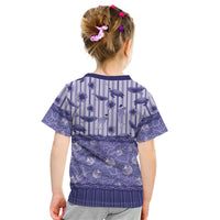 Hawaii Christmas In July Kid T Shirt Amethyst Purple Mele Kalikimaka Sea Animals