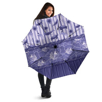 Hawaii Christmas In July Umbrella Amethyst Purple Mele Kalikimaka Sea Animals