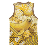 Hawaii Banana Seal Basketball Jersey Ilio Holo I Ka Uaua Aloha DT05 - Polynesian Pride