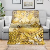 Hawaii Banana Seal Blanket Ilio Holo I Ka Uaua Aloha DT05 - Polynesian Pride