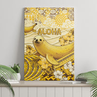 Hawaii Banana Seal Canvas Wall Art Ilio Holo I Ka Uaua Aloha DT05 - Polynesian Pride