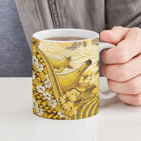 Hawaii Banana Seal Ceramic Mug Ilio Holo I Ka Uaua Aloha DT05 - Polynesian Pride