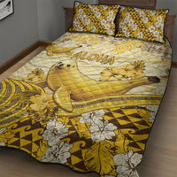 Hawaii Banana Seal Quilt Bed Set Ilio Holo I Ka Uaua Aloha DT05 - Polynesian Pride