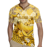 Hawaii Banana Seal Rugby Jersey Ilio Holo I Ka Uaua Aloha DT05 - Polynesian Pride