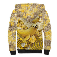 Hawaii Banana Seal Sherpa Hoodie Ilio Holo I Ka Uaua Aloha DT05 - Polynesian Pride