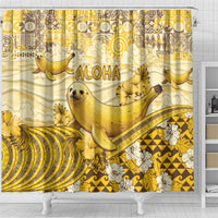 Hawaii Banana Seal Shower Curtain Ilio Holo I Ka Uaua Aloha DT05 - Polynesian Pride