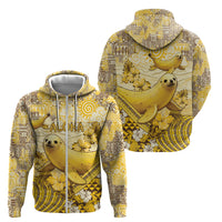 Hawaii Banana Seal Zip Hoodie Ilio Holo I Ka Uaua Aloha DT05 - Polynesian Pride