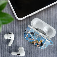 Argentina Football AirPods Case Goat Comic Style Sun Of May DT05 - Polynesian Pride