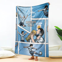 Argentina Football Blanket Goat Comic Style Sun Of May DT05 - Polynesian Pride