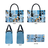Argentina Football Leather Bag Goat Comic Style Sun Of May DT05 - Polynesian Pride