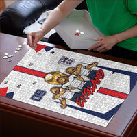 Custom England Football Puzzle Three Lions Trophy St George Cross DT05 - Polynesian Pride