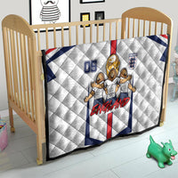 Custom England Football Quilt Three Lions Trophy St George Cross DT05 - Polynesian Pride