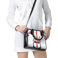 Custom England Football Shoulder Handbag Three Lions Trophy St George Cross DT05 - Polynesian Pride