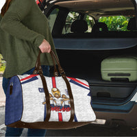 Custom England Football Travel Bag Three Lions Trophy St George Cross DT05 - Polynesian Pride