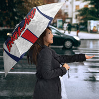 Custom England Football Umbrella Three Lions Trophy St George Cross DT05 - Polynesian Pride