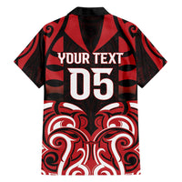 Custom Aotearoa Ngapuhi Family Matching Off Shoulder Maxi Dress and Hawaiian Shirt Maori Pattern New Zealand - Polynesian Pride