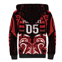 Custom Aotearoa Ngapuhi Sherpa Hoodie Maori Pattern New Zealand DT05 - Polynesian Pride