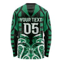 Custom Aotearoa Ngai Tahu Long Sleeve Shirt Maori Pattern New Zealand DT05 - Polynesian Pride
