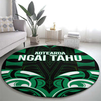 Aotearoa Ngai Tahu Round Carpet Maori Pattern New Zealand - Polynesian Pride