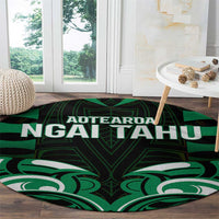 Aotearoa Ngai Tahu Round Carpet Maori Pattern New Zealand - Polynesian Pride