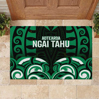 Aotearoa Ngai Tahu Rubber Doormat Maori Pattern New Zealand DT05 Green - Polynesian Pride