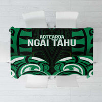 Aotearoa Ngai Tahu Tablecloth Maori Pattern New Zealand DT05 Green - Polynesian Pride