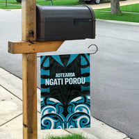 Aotearoa Ngati Porou Garden Flag Maori Pattern New Zealand - Polynesian Pride