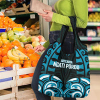 Aotearoa Ngati Porou Grocery Bag Maori Pattern New Zealand DT05 - Polynesian Pride