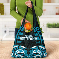 Aotearoa Ngati Porou Grocery Bag Maori Pattern New Zealand DT05 - Polynesian Pride