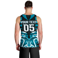 Custom Aotearoa Ngati Porou Men Tank Top Maori Pattern New Zealand - Polynesian Pride
