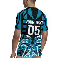 Custom Aotearoa Ngati Porou Rugby Jersey Maori Pattern New Zealand - Polynesian Pride