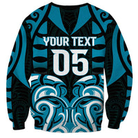 Custom Aotearoa Ngati Porou Sweatshirt Maori Pattern New Zealand DT05 - Polynesian Pride
