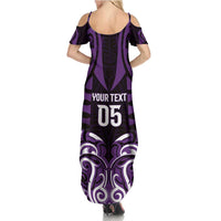 Custom Aotearoa Rangitane Family Matching Summer Maxi Dress and Hawaiian Shirt Maori Pattern New Zealand DT05 - Polynesian Pride