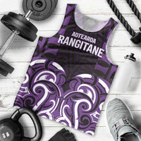 Custom Aotearoa Rangitane Men Tank Top Maori Pattern New Zealand DT05 - Polynesian Pride