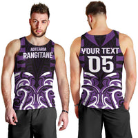 Custom Aotearoa Rangitane Men Tank Top Maori Pattern New Zealand DT05 - Polynesian Pride