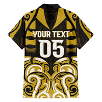 Custom Aotearoa Taranaki Family Matching Off Shoulder Maxi Dress and Hawaiian Shirt Maori Pattern New Zealand - Polynesian Pride