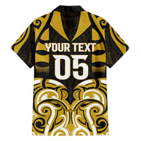 Custom Aotearoa Taranaki Hawaiian Shirt Maori Pattern New Zealand DT05 - Polynesian Pride