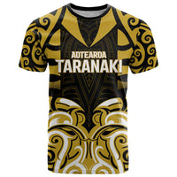 Custom Aotearoa Taranaki T Shirt Maori Pattern New Zealand - Polynesian Pride