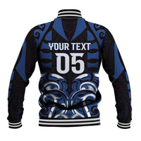 Custom Aotearoa Ngati Tuwharetoa Baseball Jacket Maori Pattern New Zealand DT05 - Polynesian Pride