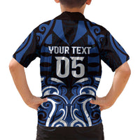 Custom Aotearoa Ngati Tuwharetoa Family Matching Long Sleeve Bodycon Dress and Hawaiian Shirt Maori Pattern New Zealand - Polynesian Pride